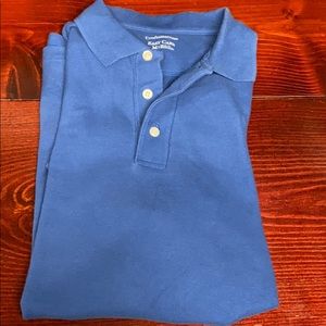 Blue collared shirt